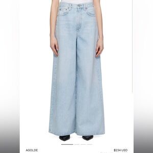 Agolde Nolan  Wide Leg Jeans
